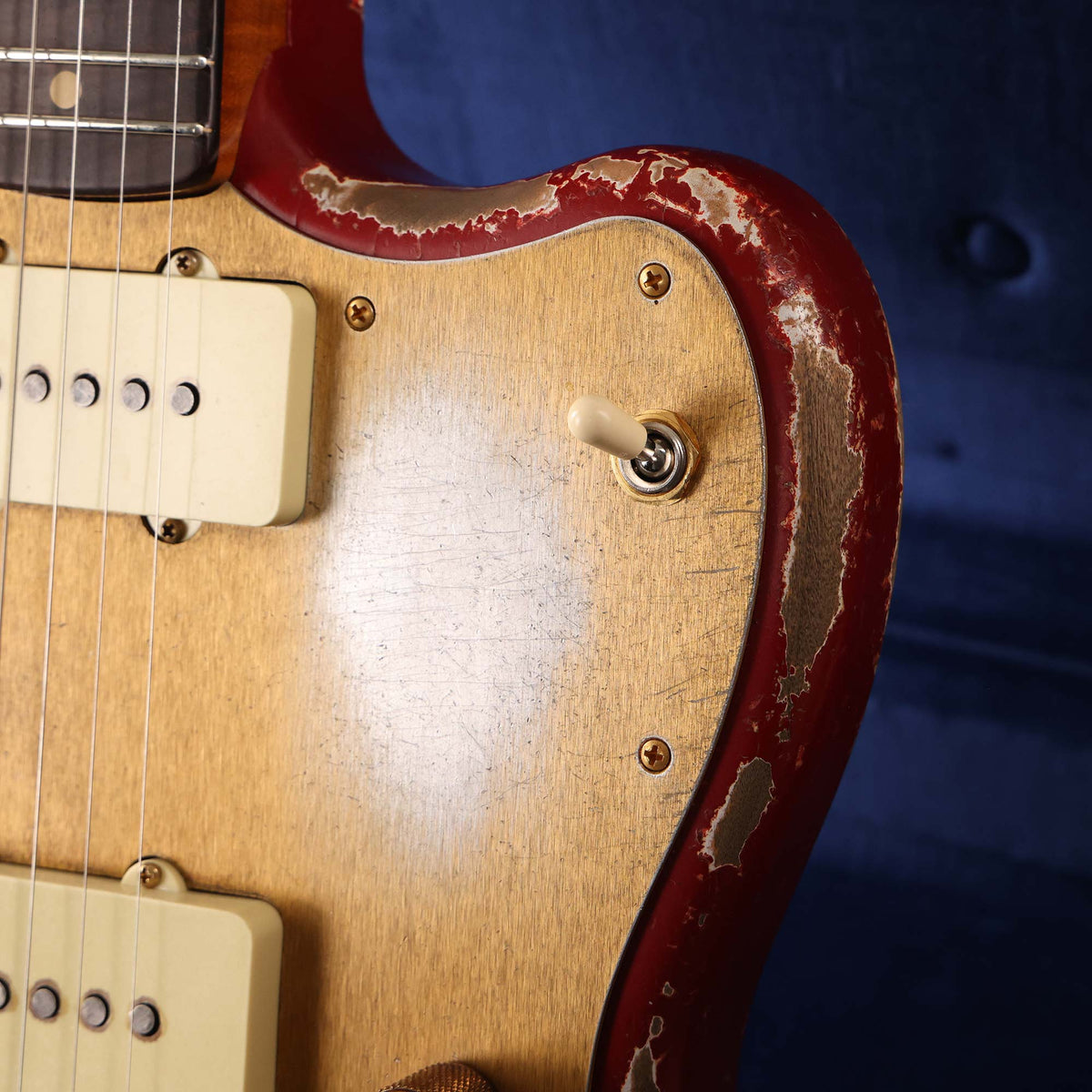 Fender Custom Shop 1959 Jazzmaster Ultimate Relic Masterbuilt Dale Wilson Faded Bright Amber Metallic Brazilian Rosewood — 11