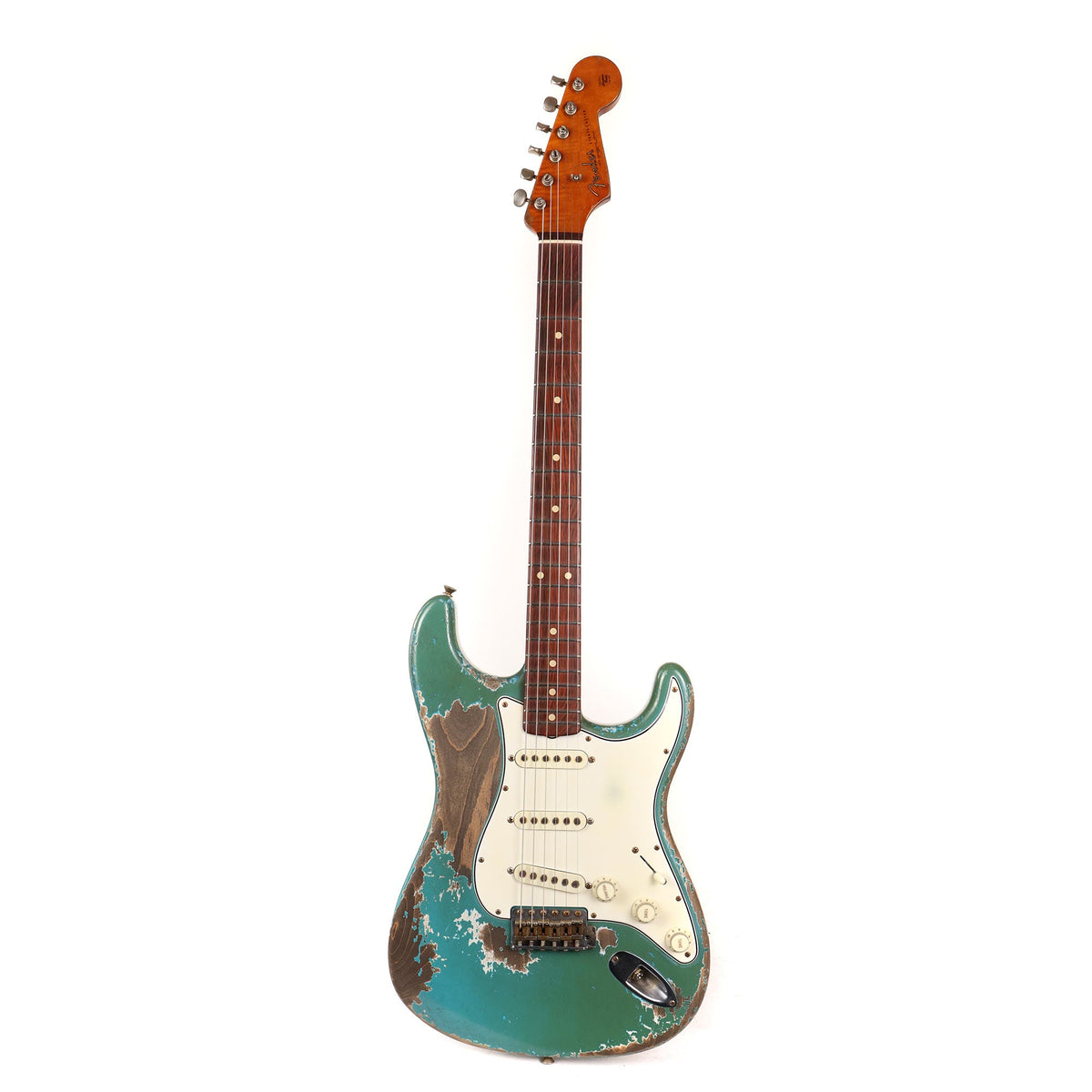 Fender Custom Shop 1962 Stratocaster Ultimate Relic Taos Turquoise Brazilian Rosewood Masterbuilt Dale Wilson — 2