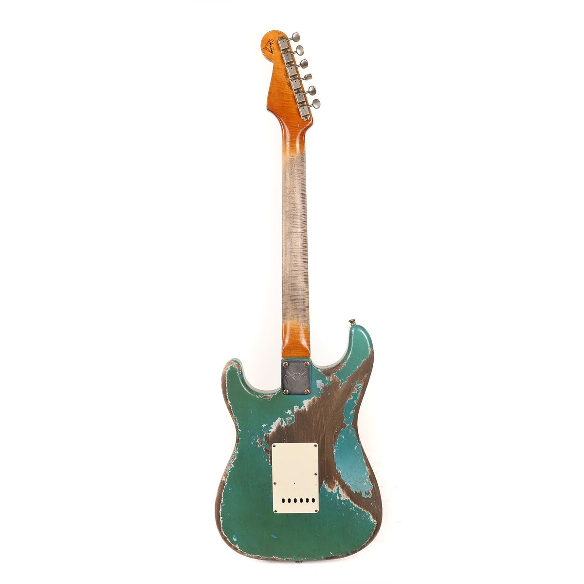 Fender Custom Shop 1962 Stratocaster Ultimate Relic Taos Turquoise Brazilian Rosewood Masterbuilt Dale Wilson — 3