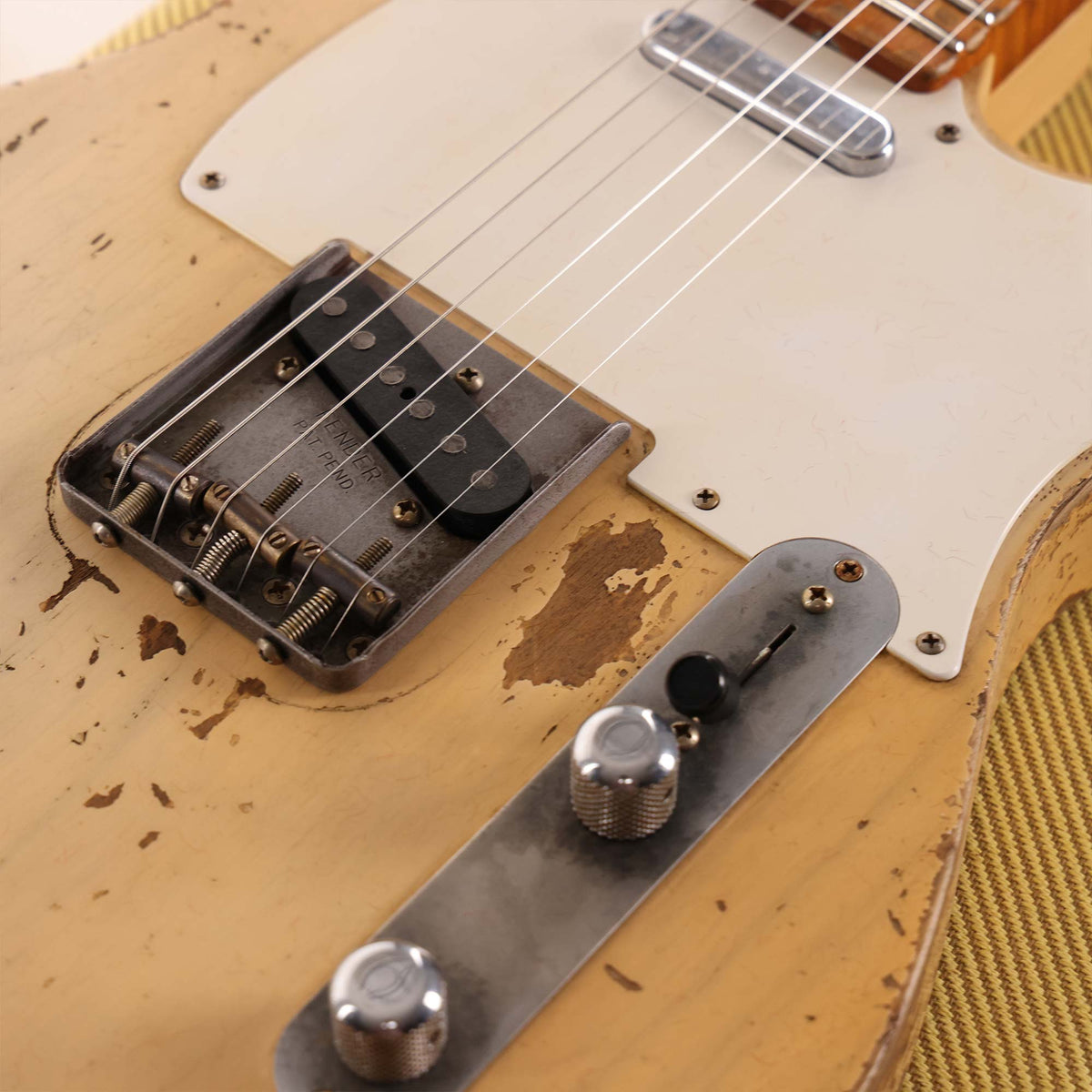 Fender Custom Shop 1955 Esquire Ultimate Relic Aged White Blonde Masterbuilt Dale Wilson — 11