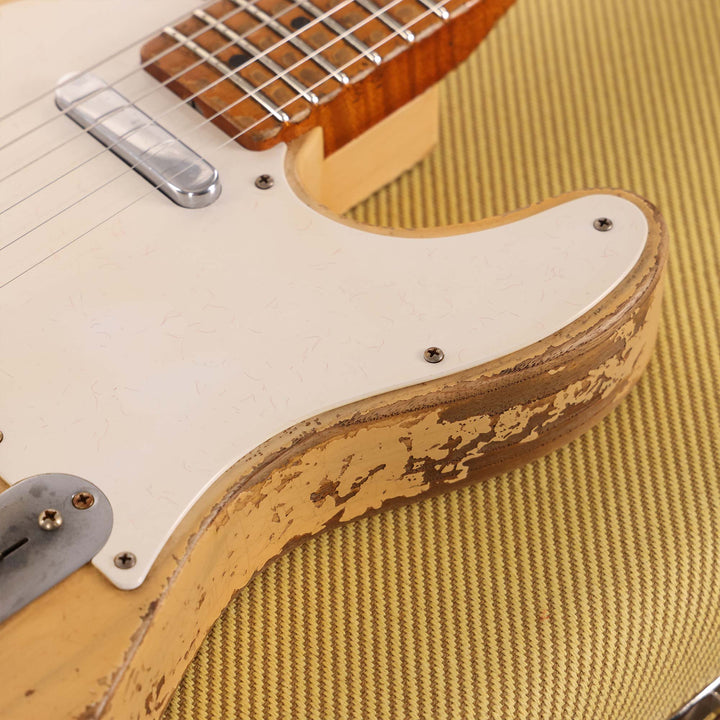 Fender Custom Shop 1955 Esquire Ultimate Relic Aged White Blonde Masterbuilt Dale Wilson