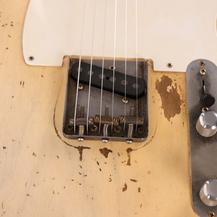 Fender Custom Shop 1955 Esquire Ultimate Relic Aged White Blonde Masterbuilt Dale Wilson