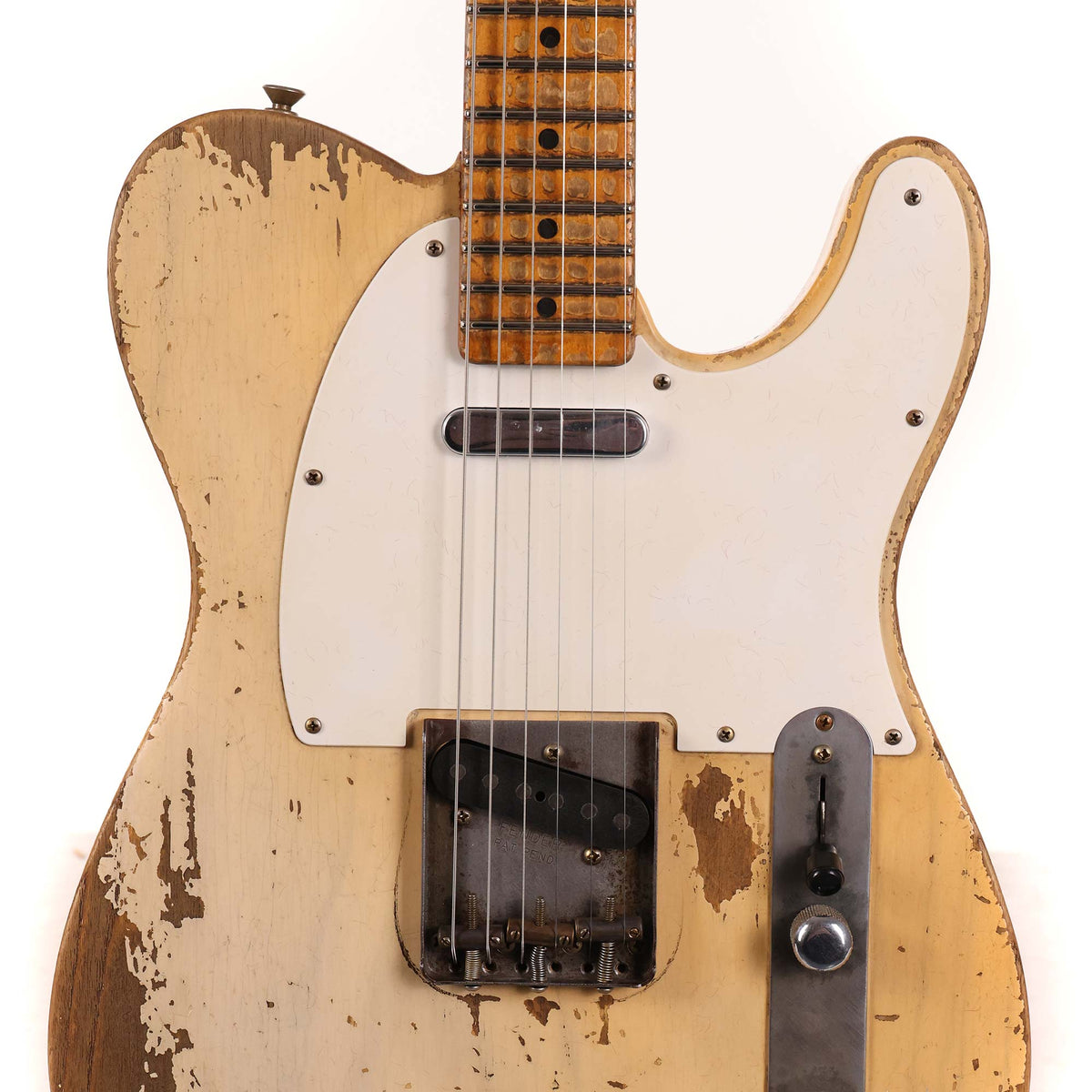 Fender Custom Shop 1955 Esquire Ultimate Relic Aged White Blonde Masterbuilt Dale Wilson — 4