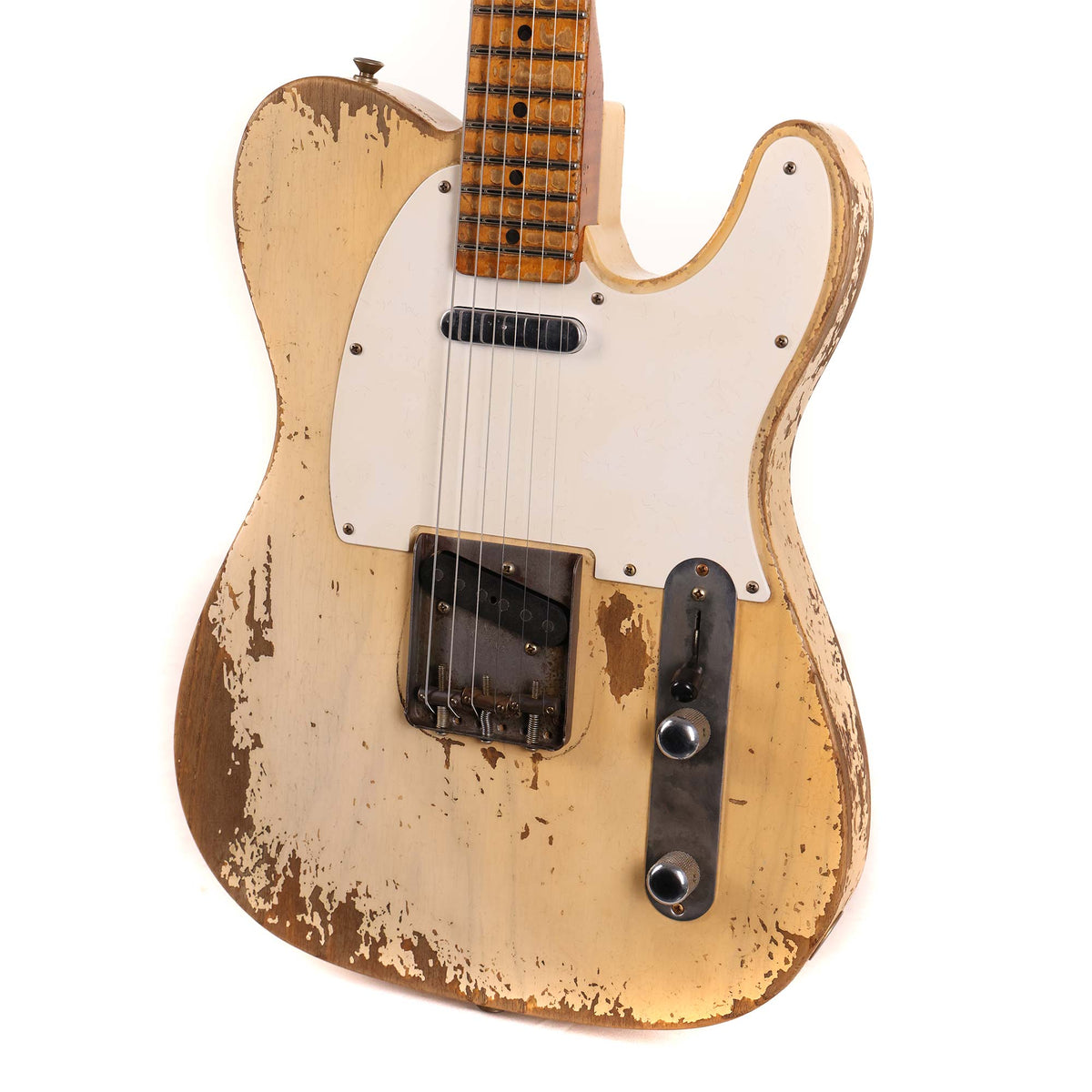 Fender Custom Shop 1955 Esquire Ultimate Relic Aged White Blonde Masterbuilt Dale Wilson — 5