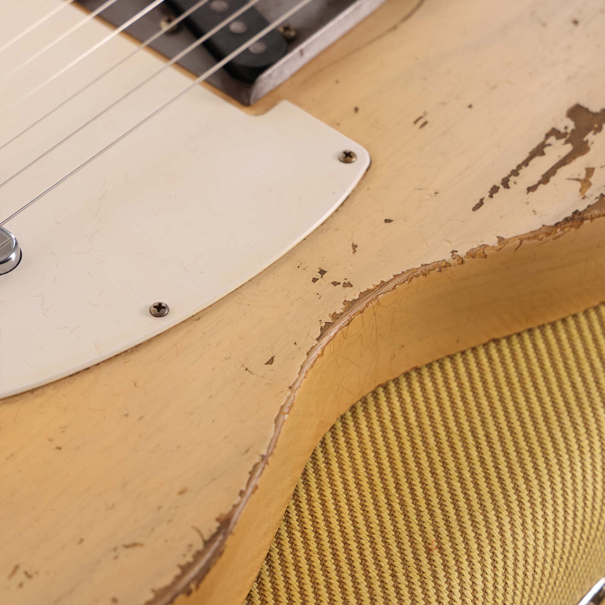 Fender Custom Shop 1955 Esquire Ultimate Relic Aged White Blonde Masterbuilt Dale Wilson — 8