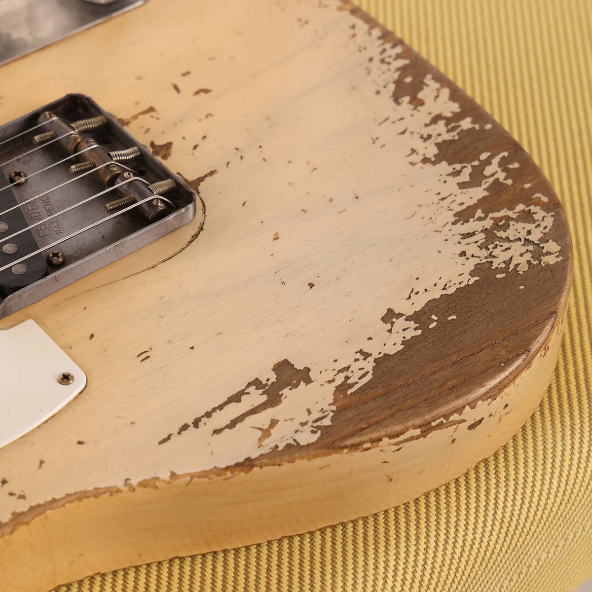 Fender Custom Shop 1955 Esquire Ultimate Relic Aged White Blonde Masterbuilt Dale Wilson — 9