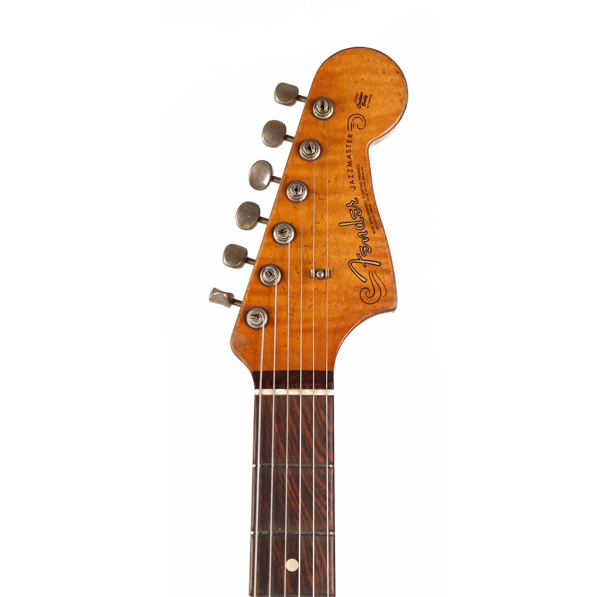 Fender Custom Shop 1959 Jazzmaster Ultimate Relic Masterbuilt Dale Wilson Aged Fiesta Red Brazilian Rosewood — 11