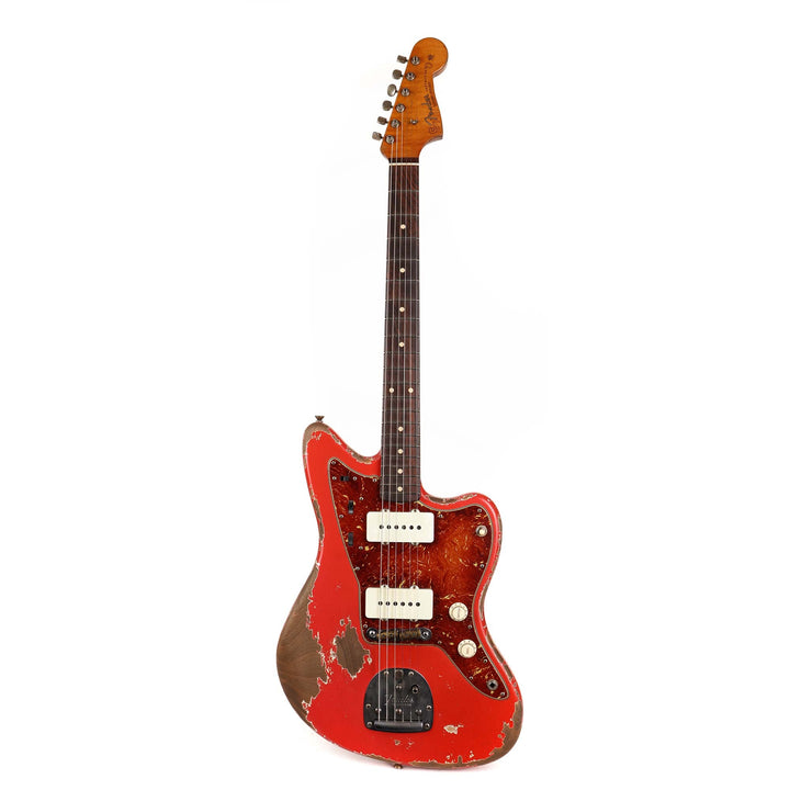 Fender Custom Shop 1959 Jazzmaster Ultimate Relic Masterbuilt Dale Wilson Aged Fiesta Red Brazilian Rosewood