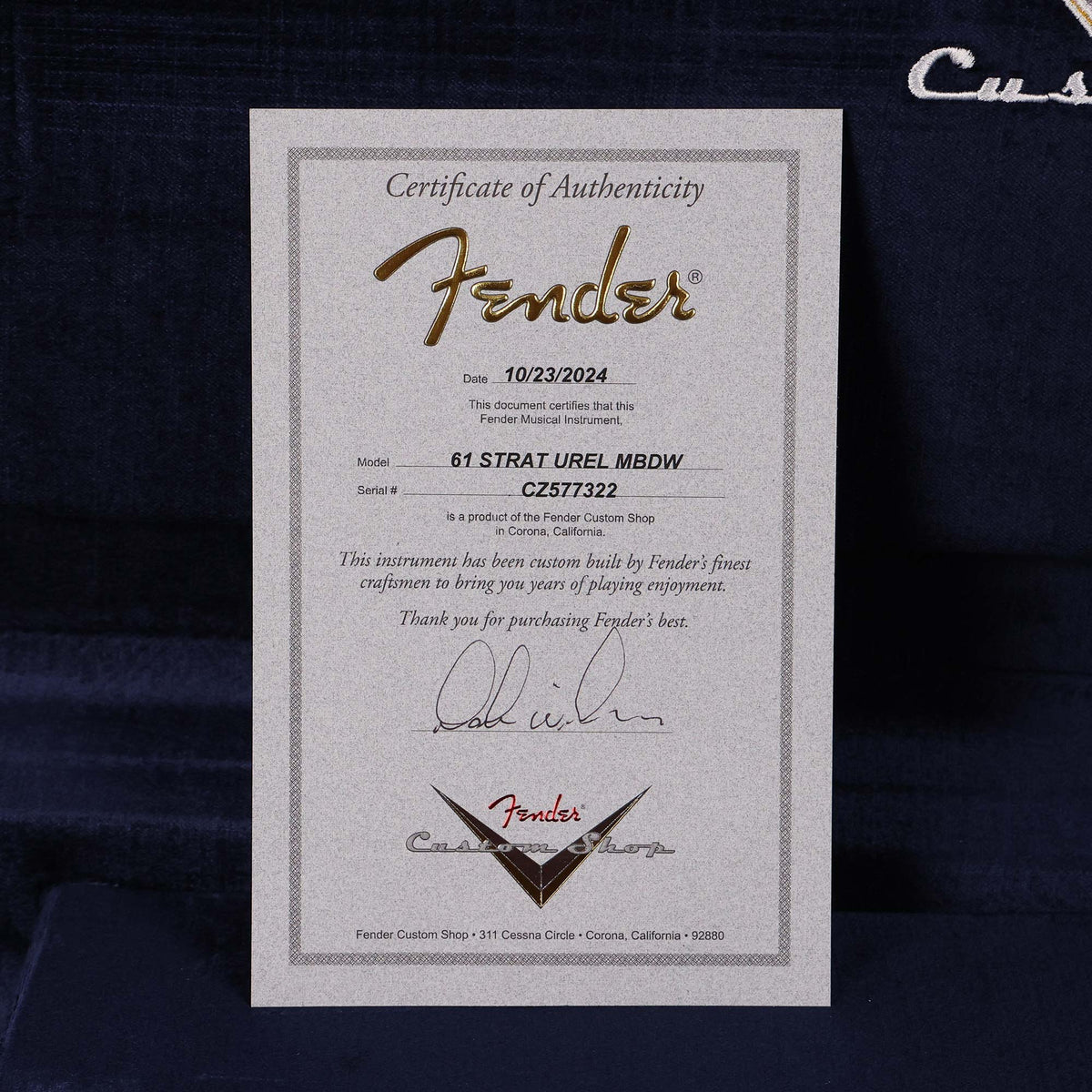 Fender Custom Shop 1961 Stratocaster Ultimate Relic Masterbuilt Dale Wilson Aged Fiesta Red — 11