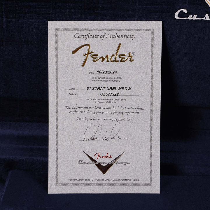 Fender Custom Shop 1961 Stratocaster Ultimate Relic Masterbuilt Dale Wilson Aged Fiesta Red