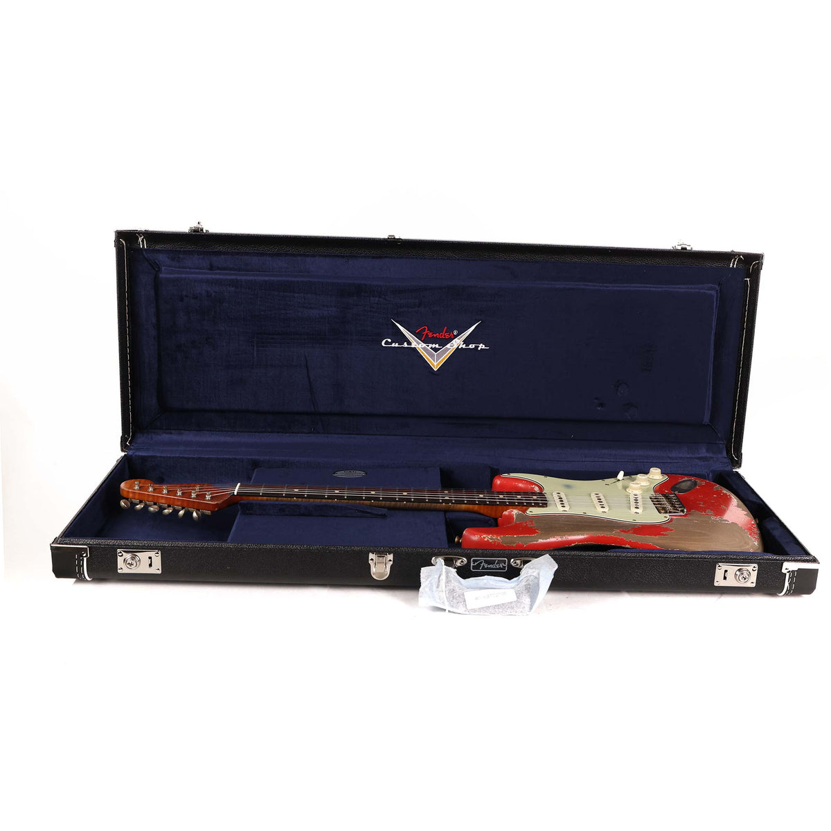 Fender Custom Shop 1961 Stratocaster Ultimate Relic Masterbuilt Dale Wilson Aged Fiesta Red — 12