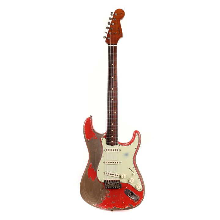 Fender Custom Shop 1961 Stratocaster Ultimate Relic Masterbuilt Dale Wilson Aged Fiesta Red