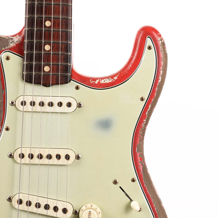 Fender Custom Shop 1961 Stratocaster Ultimate Relic Masterbuilt Dale Wilson Aged Fiesta Red
