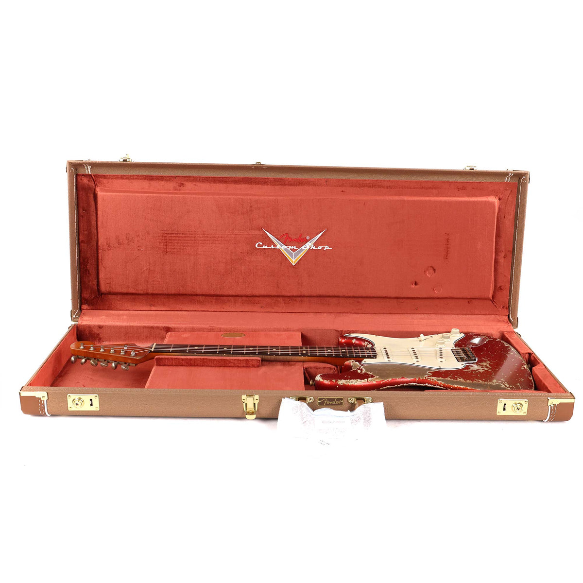 Fender Custom Shop 1964 Stratocaster Ultimate Relic Faded Candy Apple Red Masterbuilt Dale Wilson — 15