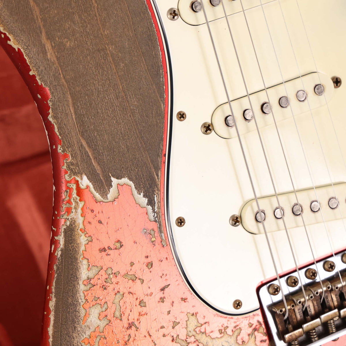 Fender Custom Shop 1964 Stratocaster Ultimate Relic Faded Candy Apple Red Masterbuilt Dale Wilson — 7