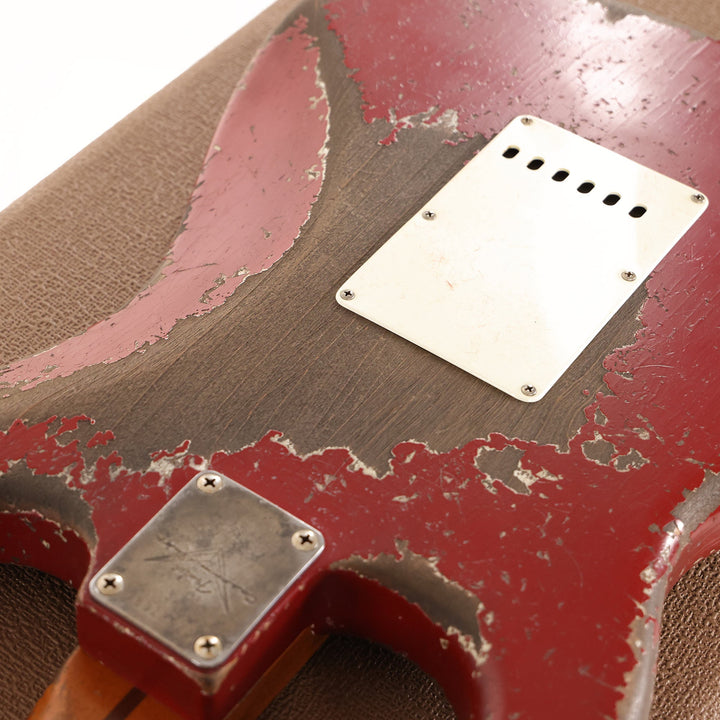 Fender Custom Shop 1960 Stratocaster Ultimate Relic Faded Dakota Red Masterbuilt Dale Wilson
