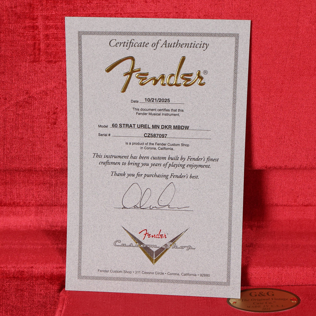 Fender Custom Shop 1960 Stratocaster Ultimate Relic Faded Dakota Red Masterbuilt Dale Wilson — 19