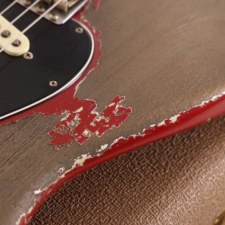 Fender Custom Shop 1960 Stratocaster Ultimate Relic Faded Dakota Red Masterbuilt Dale Wilson