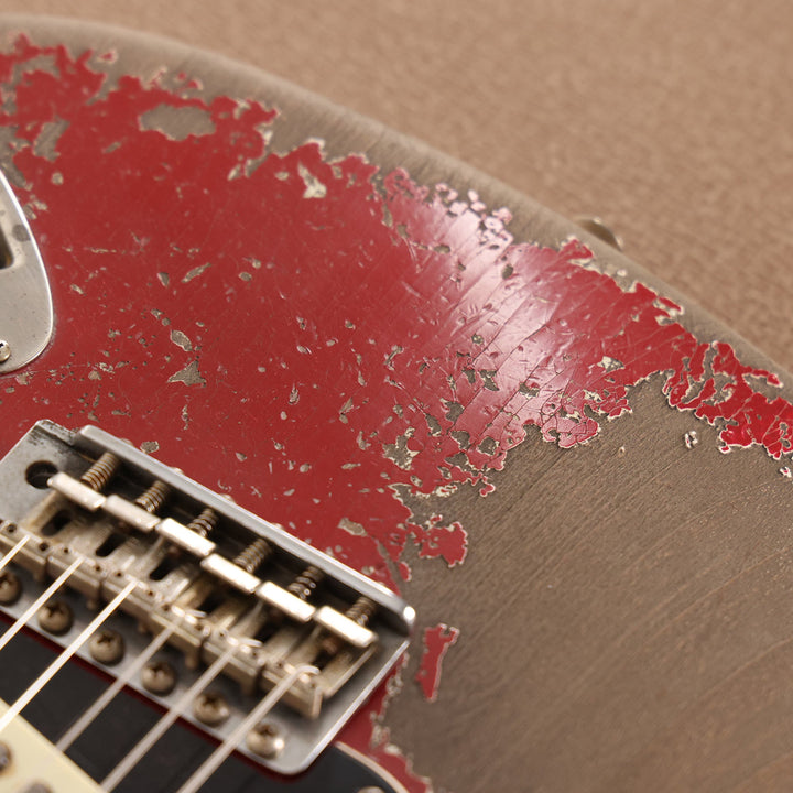 Fender Custom Shop 1960 Stratocaster Ultimate Relic Faded Dakota Red Masterbuilt Dale Wilson
