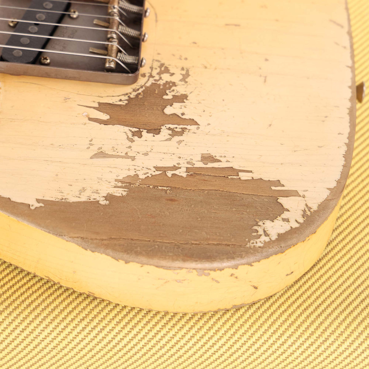Fender Custom Shop 1961 Esquire Ultimate Relic Aged White Blonde Masterbuilt Dale Wilson — 11