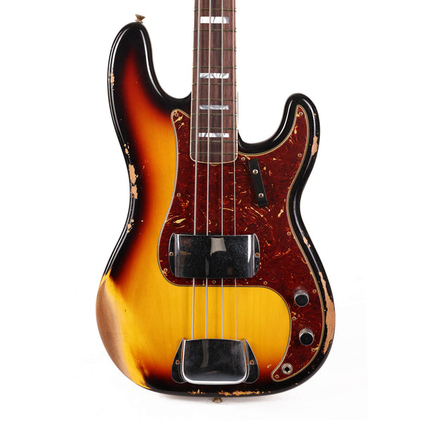 Fender Custom Shop Limited Edition Jazz Precision Bass Heavy Relic 3-Tone Sunburst