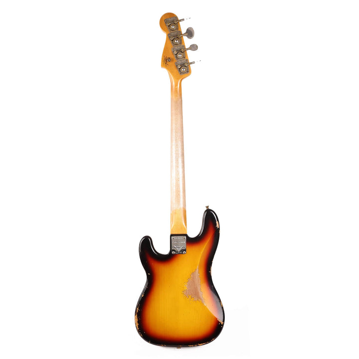 Fender Custom Shop Limited Edition Jazz Precision Bass Heavy Relic 3-Tone Sunburst