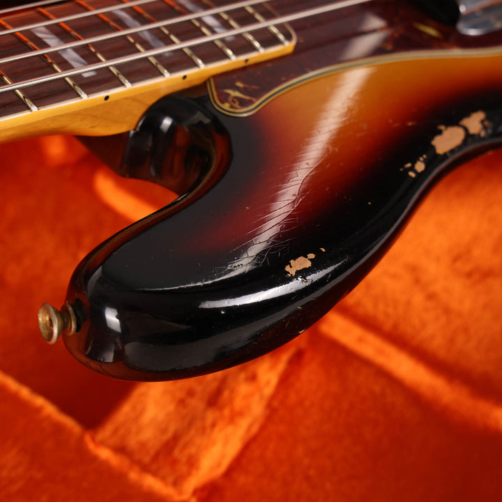 Fender Custom Shop Limited Edition Jazz Precision Bass Heavy Relic 3-Tone Sunburst