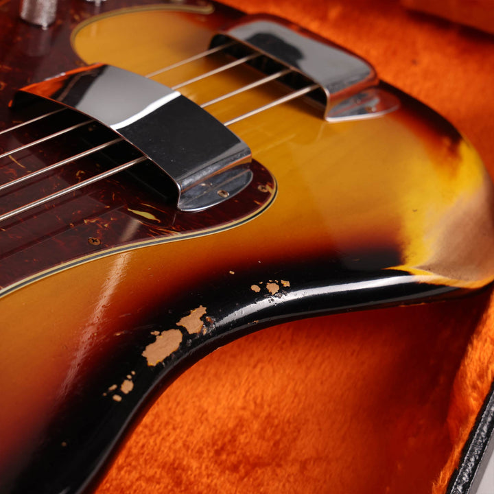 Fender Custom Shop Limited Edition Jazz Precision Bass Heavy Relic 3-Tone Sunburst