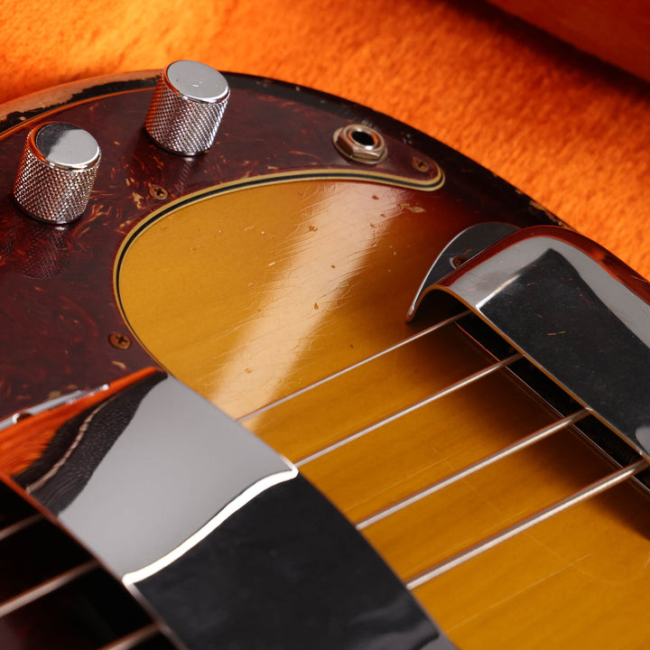 Fender Custom Shop Limited Edition Jazz Precision Bass Heavy Relic 3-Tone Sunburst