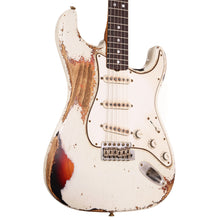Fender Custom Shop 1969 Stratocaster Masterbuilt Greg Fessler Olympic White over 3-Tone Sunburst