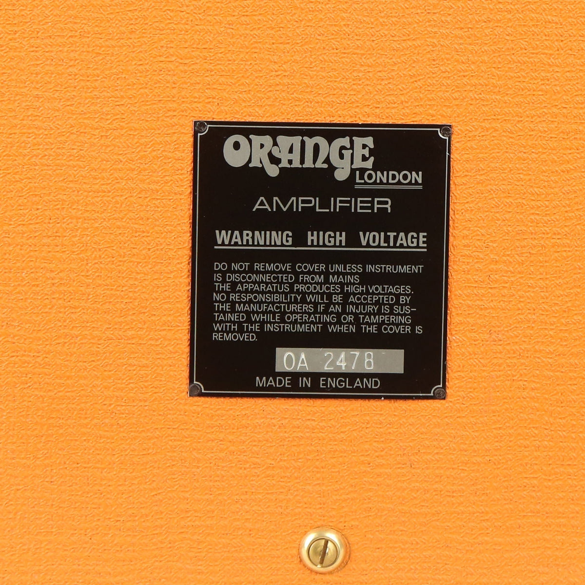 1970 Orange OR80 2x12 Combo Amplifier — 4