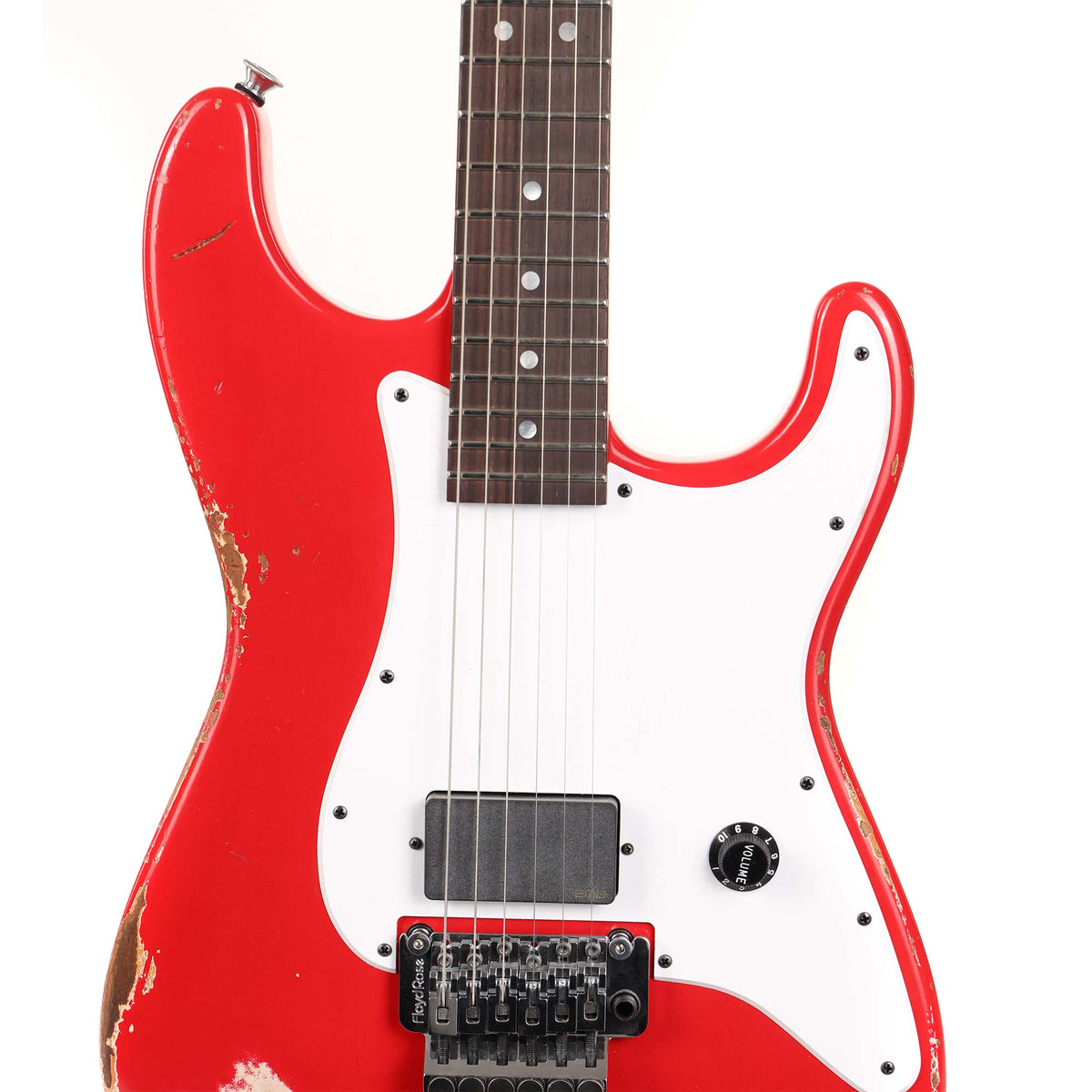 Charvel Custom Shop So-Cal Nitro Aged Hot Rod Red — 4