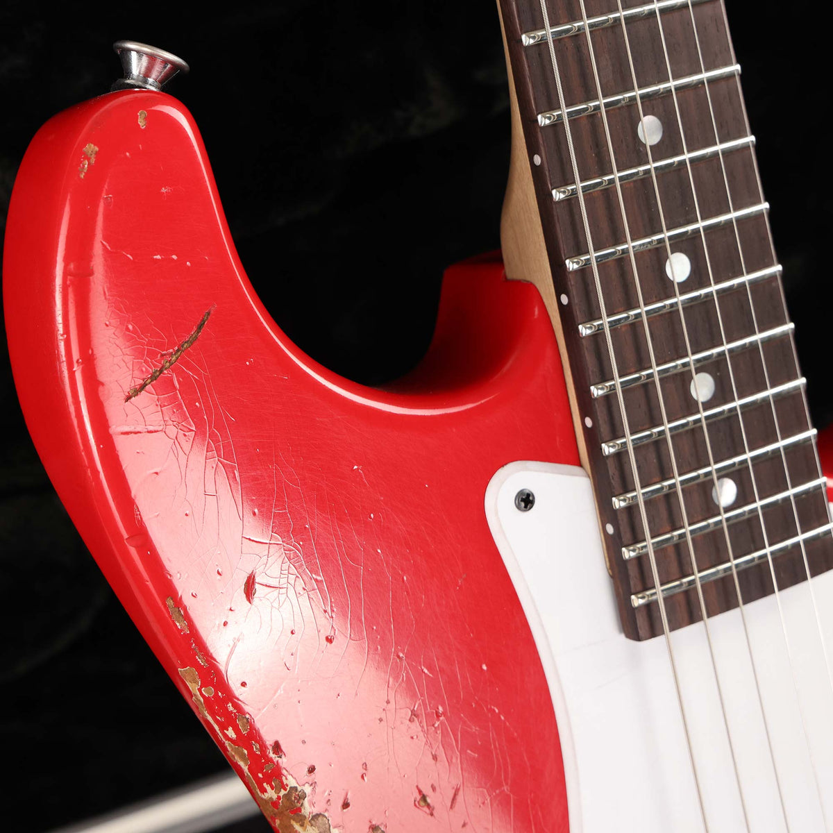 Charvel Custom Shop So-Cal Nitro Aged Hot Rod Red — 6