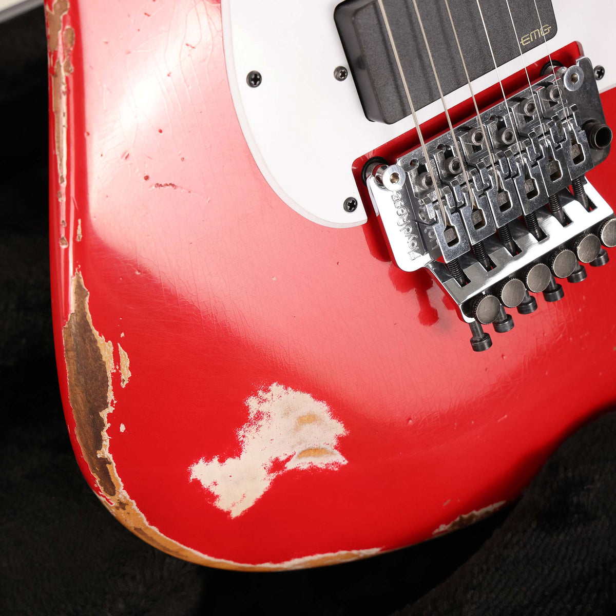 Charvel Custom Shop So-Cal Nitro Aged Hot Rod Red — 8
