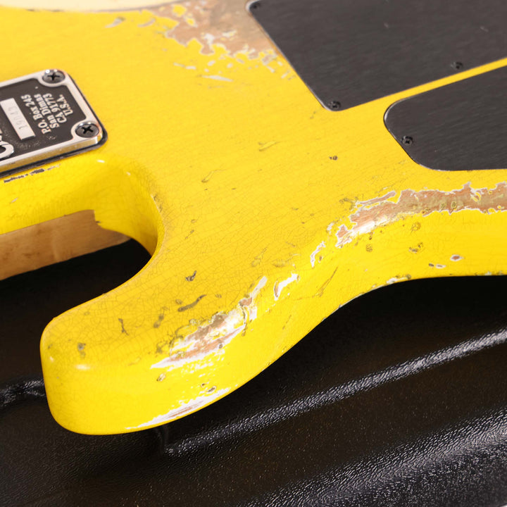 Charvel Custom Shop San Dimas Nitro Aged Graffiti Yellow