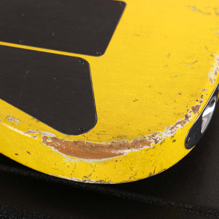 Charvel Custom Shop San Dimas Nitro Aged Graffiti Yellow