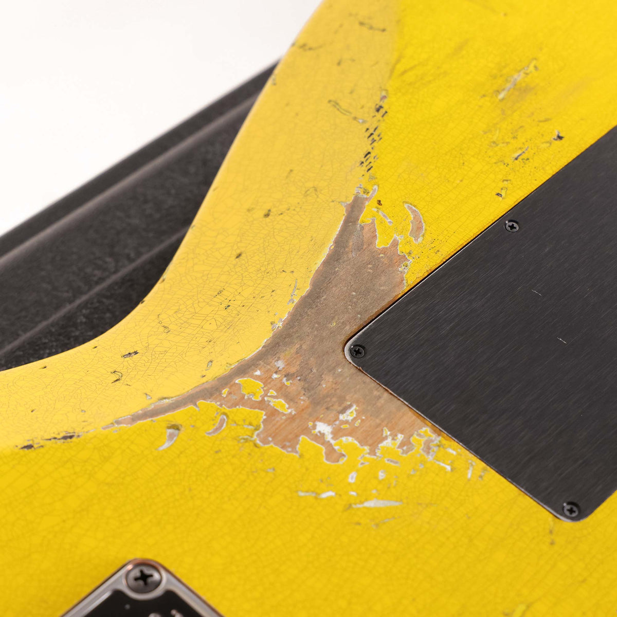 Charvel Custom Shop San Dimas Nitro Aged Graffiti Yellow — 17