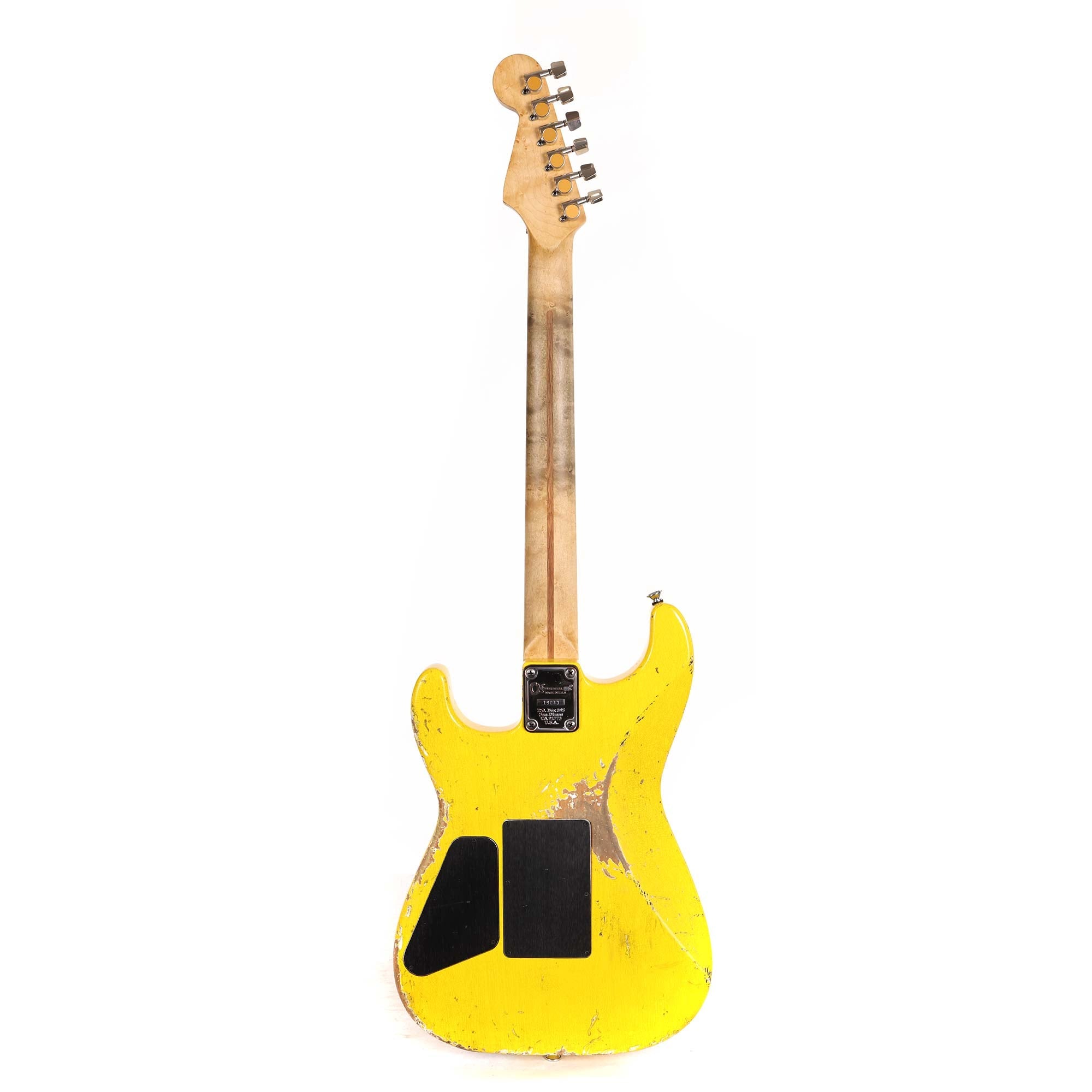 Charvel Custom Shop San Dimas Nitro Aged Graffiti Yellow | The
