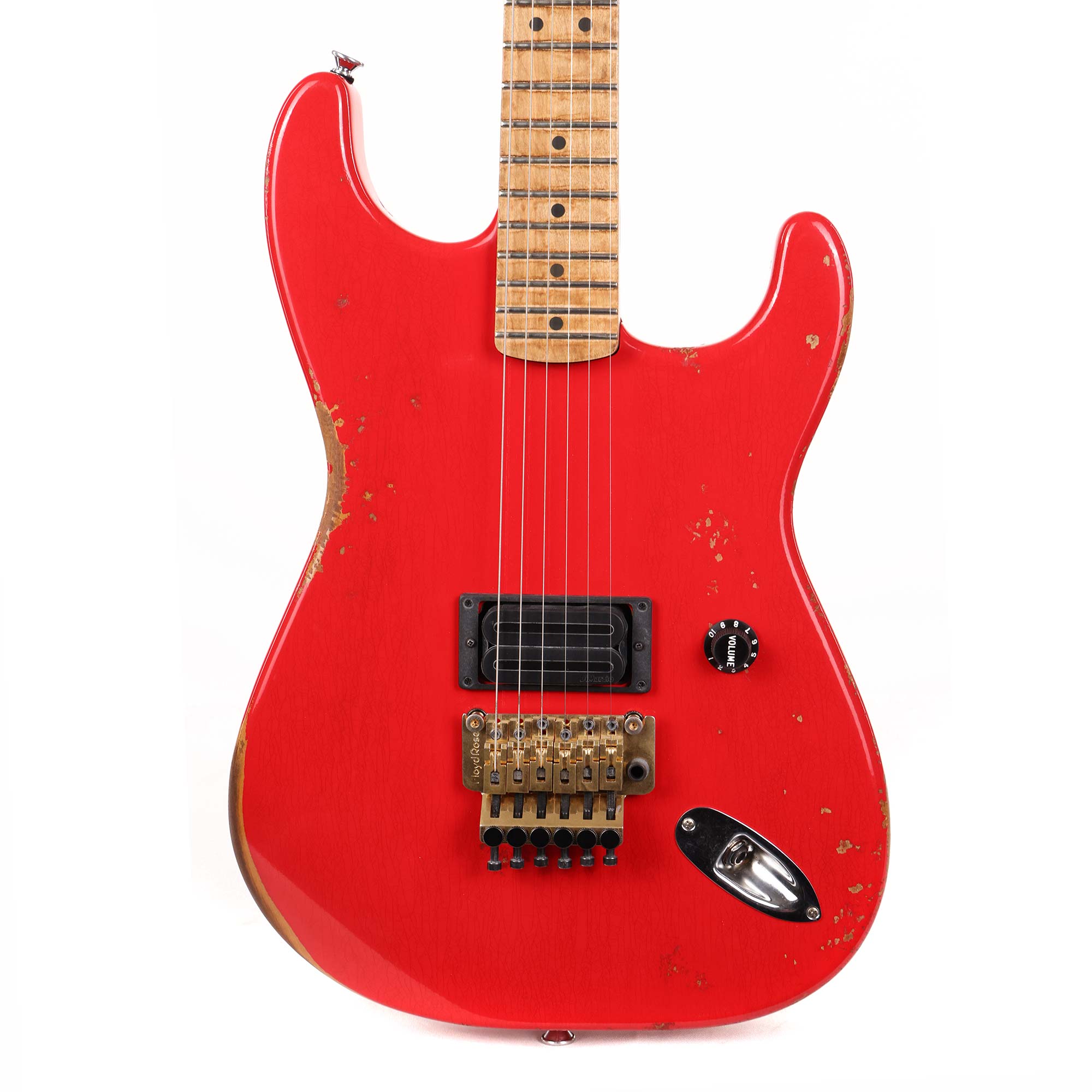 Charvel Custom Shop San Dimas Nitro Aged Hot Rod Red | The