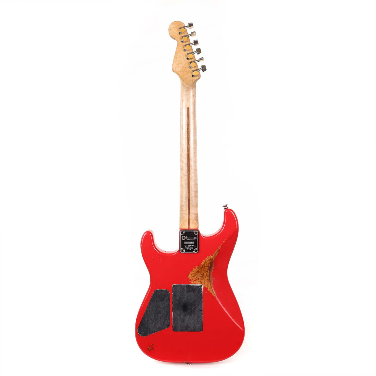 Charvel Custom Shop San Dimas Nitro Aged Hot Rod Red — 3
