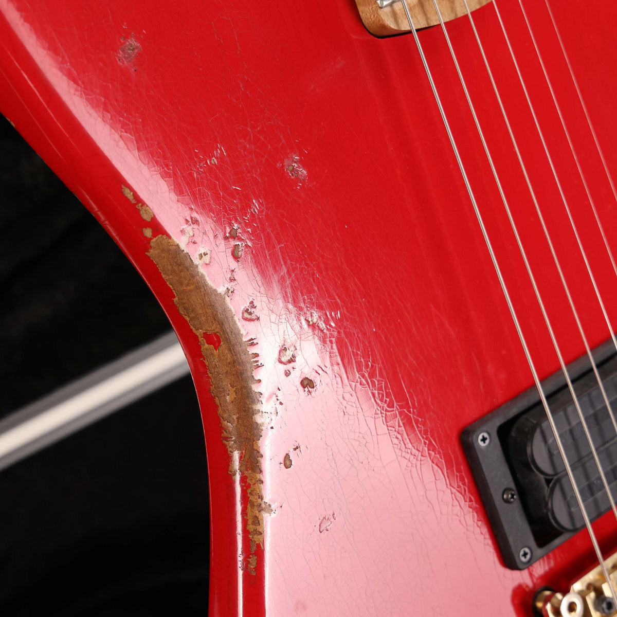 Charvel Custom Shop San Dimas Nitro Aged Hot Rod Red — 6