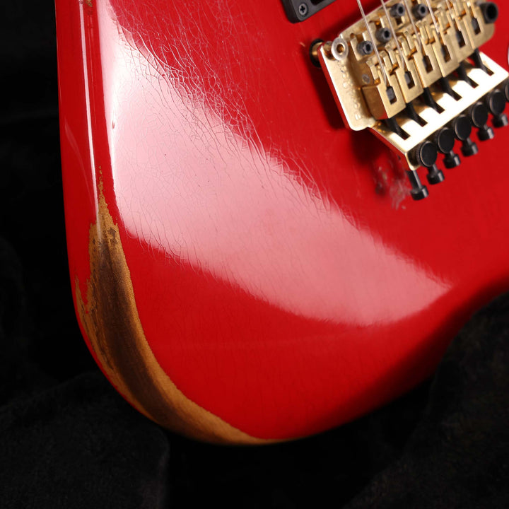 Charvel Custom Shop San Dimas Nitro Aged Hot Rod Red