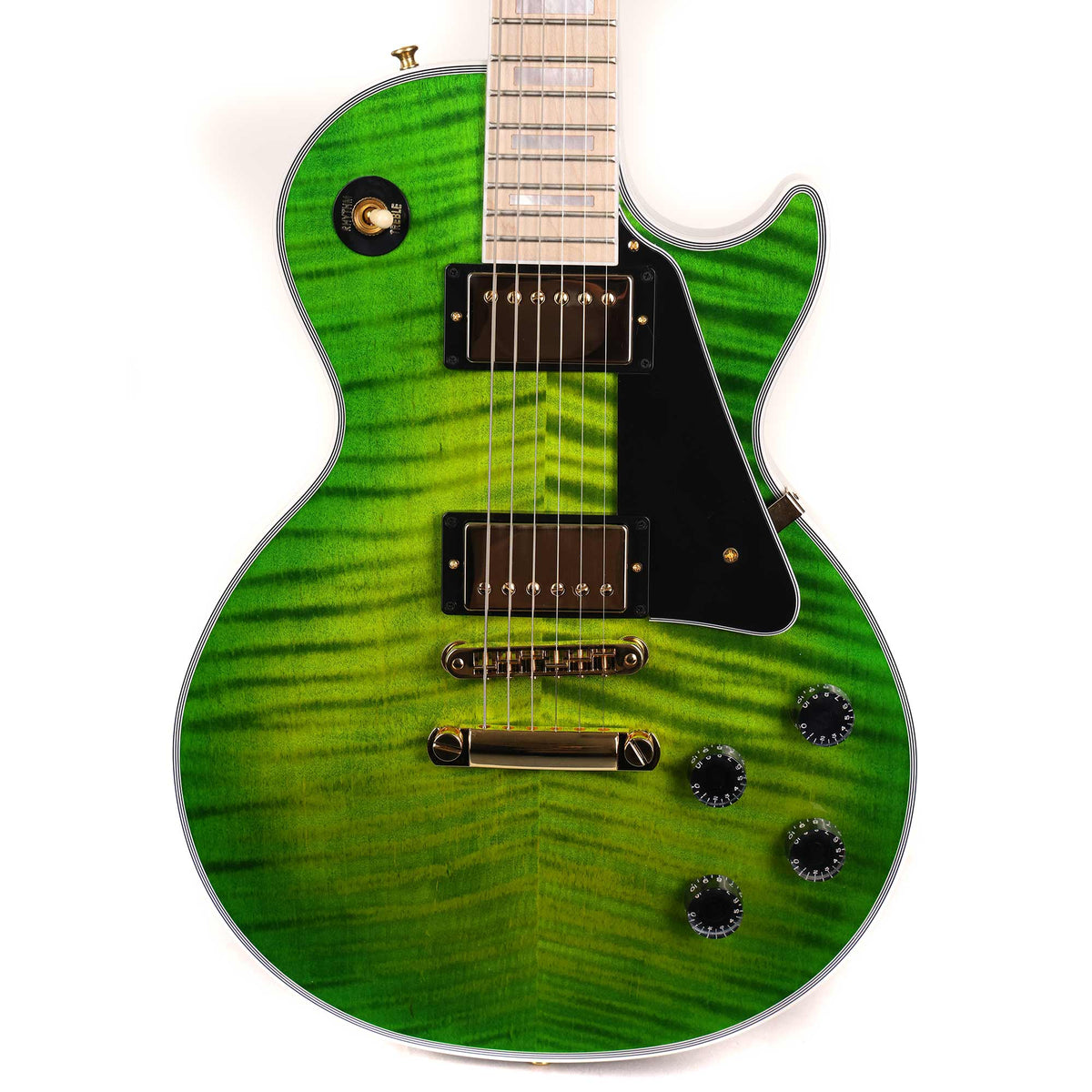 Gibson Custom Shop Les Paul Custom Figured Iguana Burst Gloss — 1