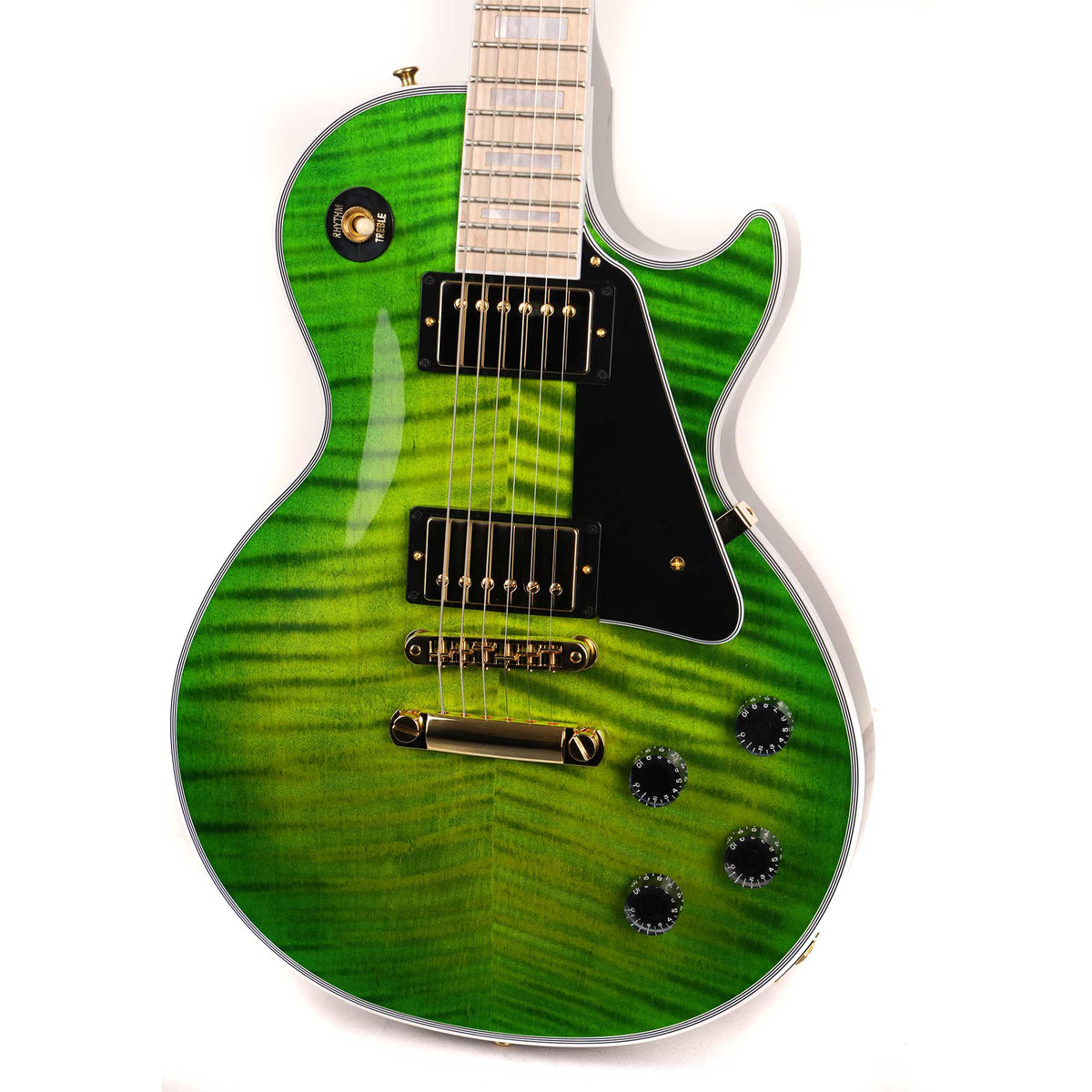 Gibson Custom Shop Les Paul Custom Figured Iguana Burst Gloss — 5