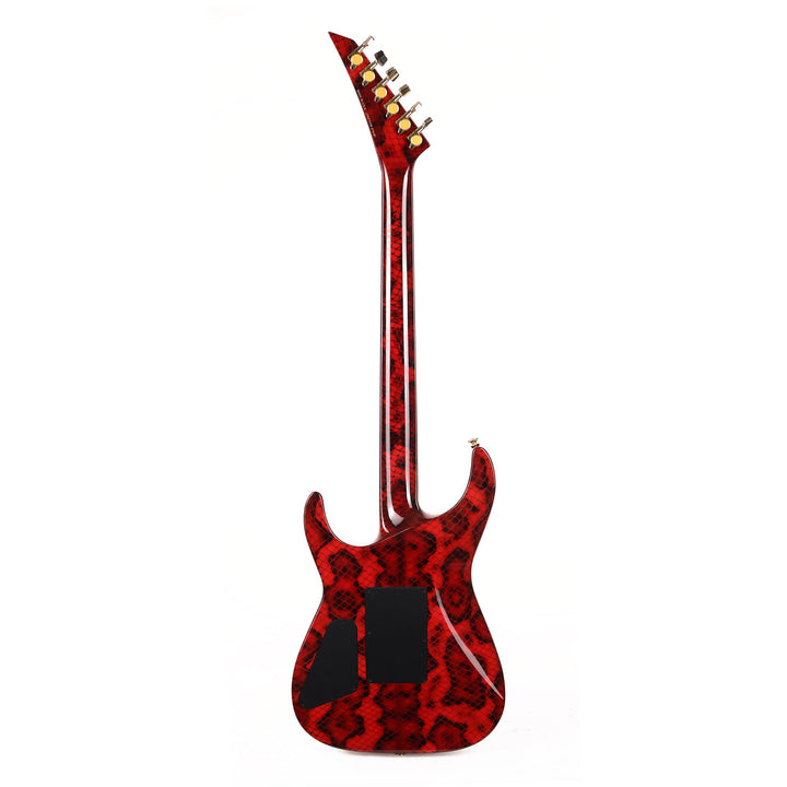 Jackson Custom Shop SL2H-V Soloist Red Snakeskin Music Zoo Exclusive