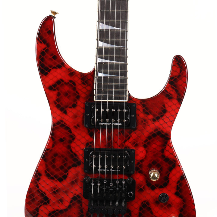 Jackson Custom Shop SL2H-V Soloist Red Snakeskin Music Zoo Exclusive