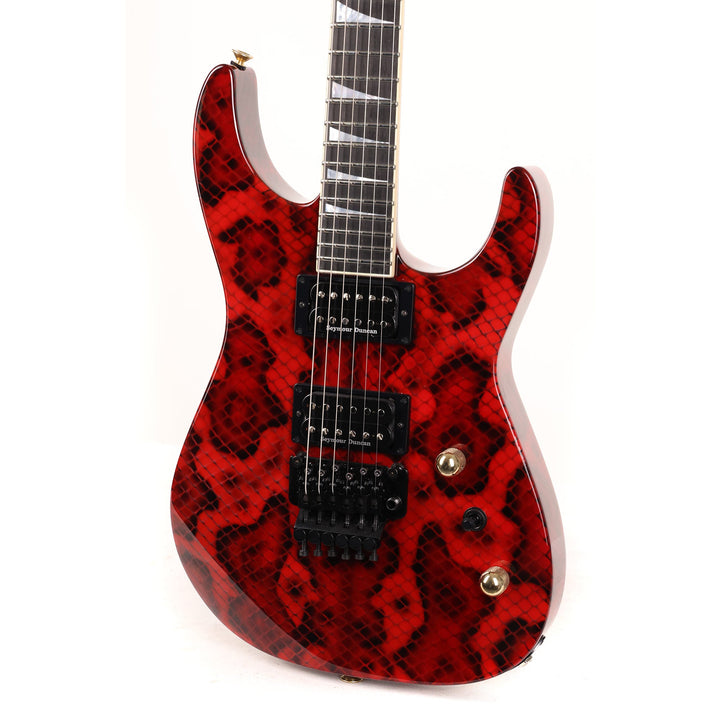 Jackson Custom Shop SL2H-V Soloist Red Snakeskin Music Zoo Exclusive