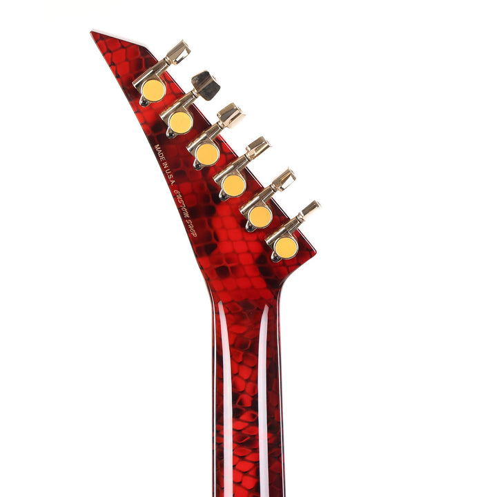 Jackson Custom Shop SL2H-V Soloist Red Snakeskin Music Zoo Exclusive