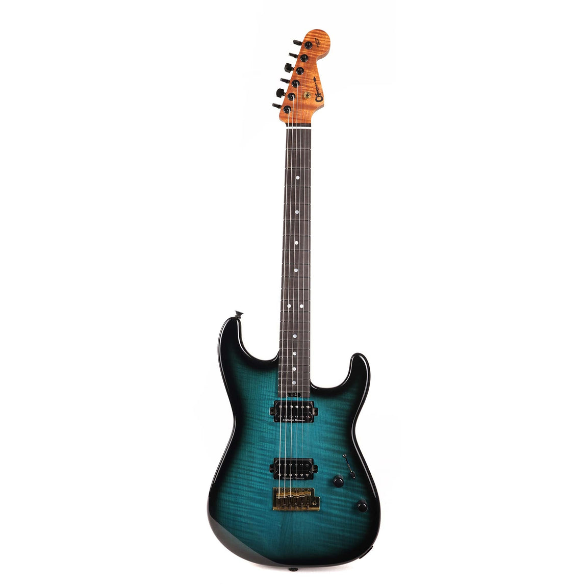 Charvel Custom Shop San Dimas Trans Aqua Burst | The Music Zoo