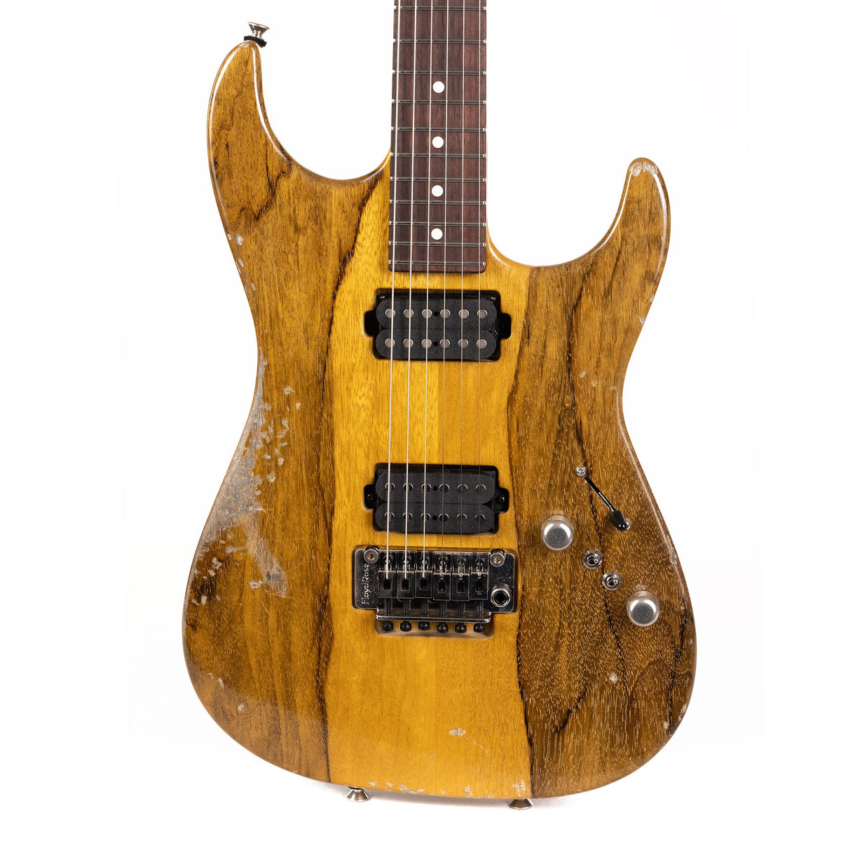 Tom Anderson Pro Am White Limba In-Distress Tinted Natural — 1